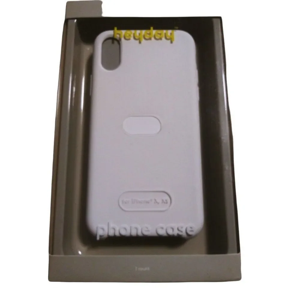 Heyday Apple iPhone‎ X, XS Silicone White Shell Protective Case